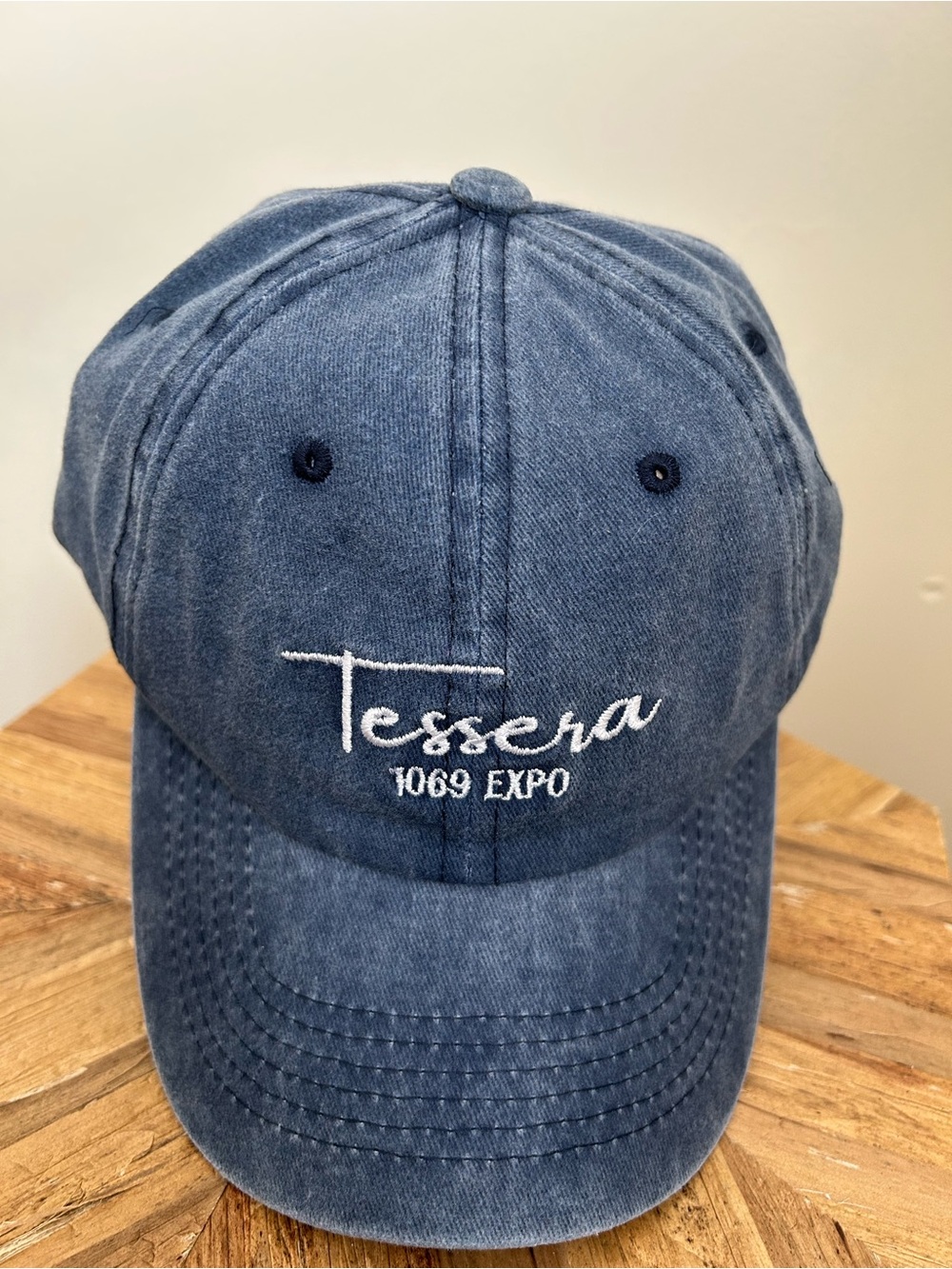 1069 Expo Washed Blue Baseball Cap